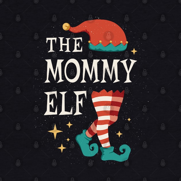 Mom christmas shirts - Mommy elf christmas by MARCHY